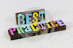 Best business practice experience policy knowledge training practices