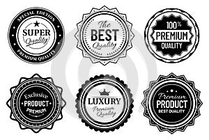 Best choice emblem, vintage labels and retro stencil badge