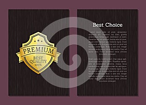 Best Choice Premium Quality Guarantee Golden Label