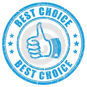 Best choice thumb rubber stamp