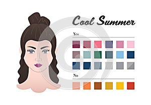 Best colors for Cool Summer color type