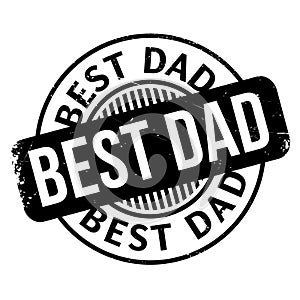 Best Dad rubber stamp