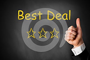 Best deal thumbs up stars