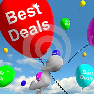 Best Deals Balloons Represents Bargains Or Discounts