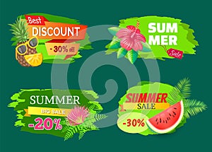 Best Discount 30 Percent Set Vector Illustration