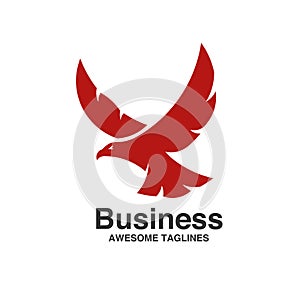 best Eagle fly logo Template