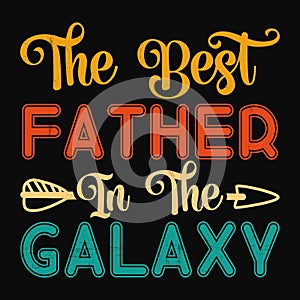 The Best Father In The Galaxy, Typography design