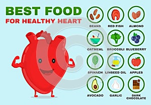 Best food for healthy heart. Strong heart