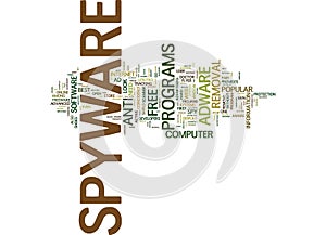 Best Free Spyware Remover Word Cloud Concept
