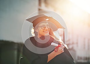 Best friends believe in each other. two happy young women hugging on graduation day.