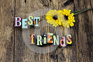 Best friends bff friendship support love together joy