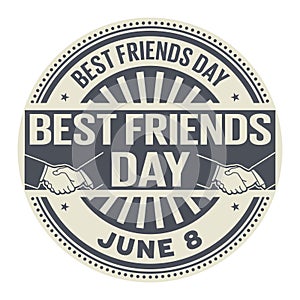 Best Friends Day stamp photo