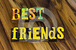 Best friends forever together bff friendship fun lifestyle photo