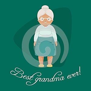 Best grandma ever card/poster