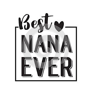 Best grandma handwritten in black