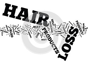 Best Hair Loss Treatment Word Cloud Concept