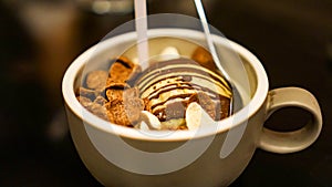 Choco Vanilla caramel Ice Cream