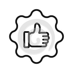 Best icon vector image.