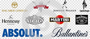 Best liquor brands logos