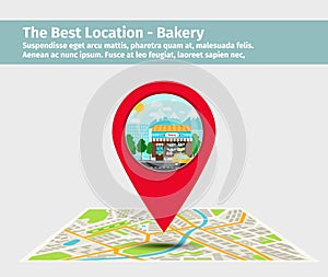The best location bakery