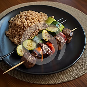 The best looking steak in the entire world, it is perfectly seasoned and had a delicious looking sauce on it