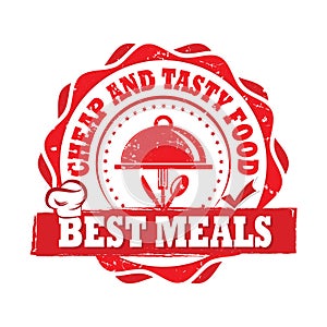 Best Meals, Cheap and Tasty food - printable labled