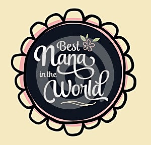 Best Nana in the World Emblem