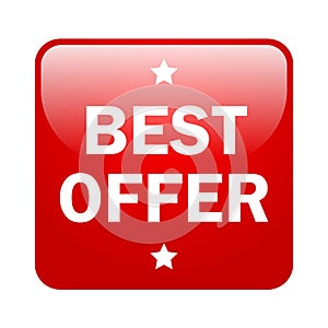 Best offer star web icon button