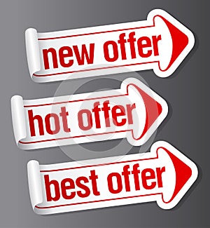 Best offer stickers.
