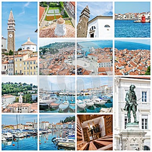 Best of Piran, Slovenia, collage