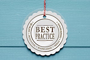 Best practice label