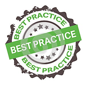 Best practice stamp. Sign.Seal.