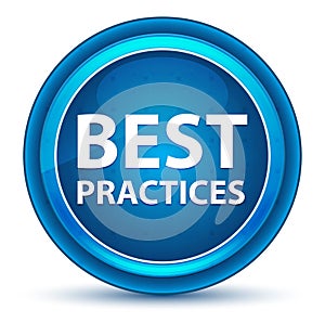 Best Practices Eyeball Blue Round Button photo