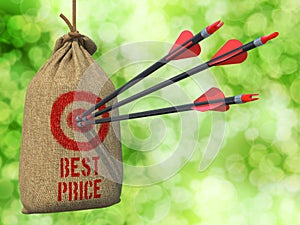 Best Price - Arrows Hit in Red Mark Target.