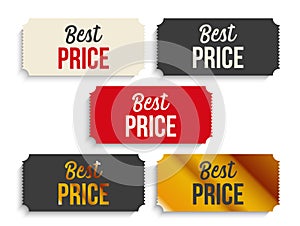 Best price banners set.
