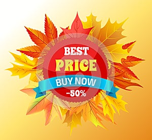 Best Price Buy Now -50 Promo Label Design Maple