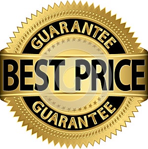 Best price guarantee golden label