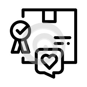 best product bought client black icon vector illustration