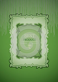 Best product stamp on striped background