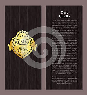 Best Quality Premium Choice Guarantee Golden Label