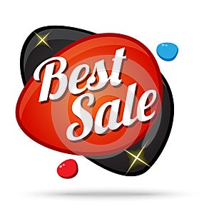 Best Sale Colorful Offer Glossy Shiny Vector Icon Button