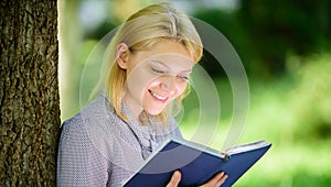 Best self help books for women. Girl interested sit park read book nature background. Reading inspiring books. Female