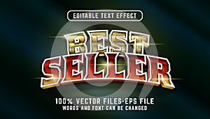 best seller 3d text effect premium vectors