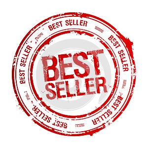 Best seller stamp. photo