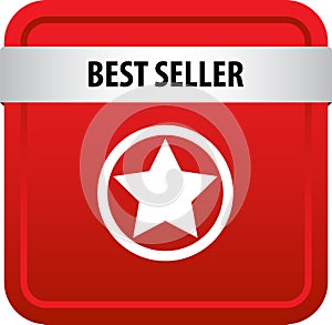 Best seller web button