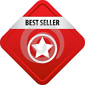 Best seller web button