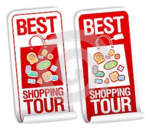 Best shopping tour stickers.