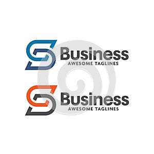 best simple letter sd logo vector