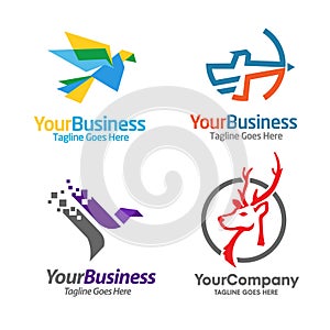 Best sport consulting Logo Set