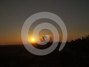 Best sunset view from hill